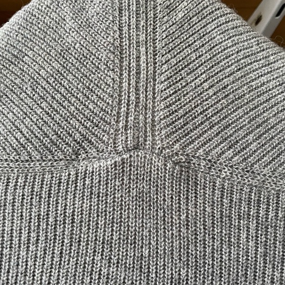 Claudie Pierlot Gray Ribbed Cardigan - Picture 5 of 8